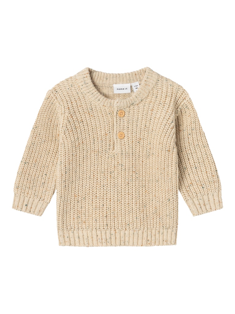 Name It Bluse Strik LS Nesalle Summer Sand