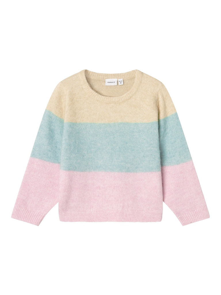 Name It Bluse Strik LS Nasille Summer Sand