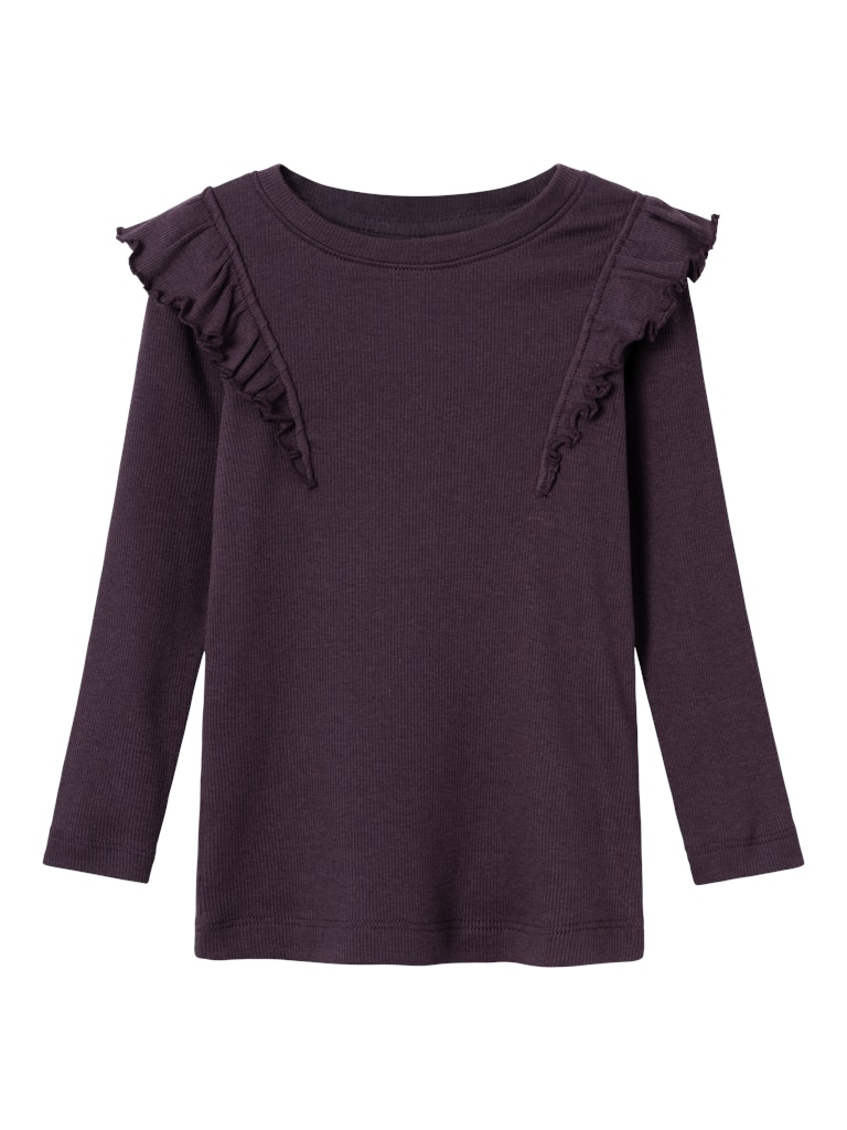 Name It Bluse LS Nilla XSL Plum Perfect