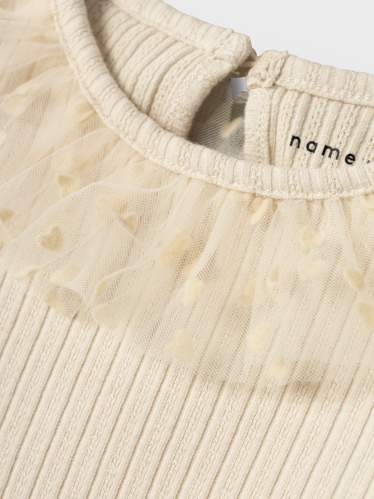 Name It Bluse LS Najas XSL Summer Sand - Billede 3