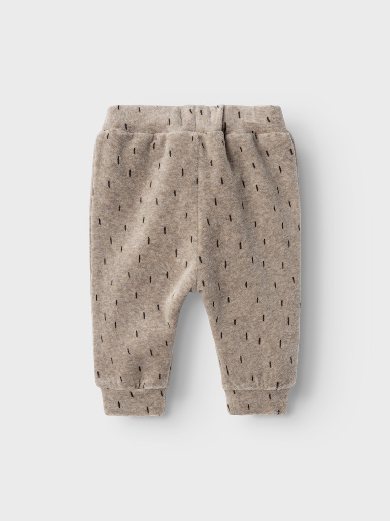 Name It Sweatpants Nalwin Velour Weathered Teak - Billede 2