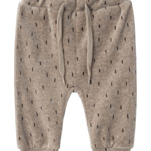 Name It Sweatpants Nalwin Velour Weathered Teak