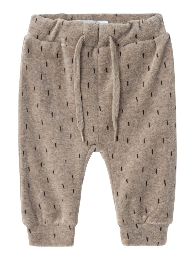 Name It Sweatpants Nalwin Velour Weathered Teak