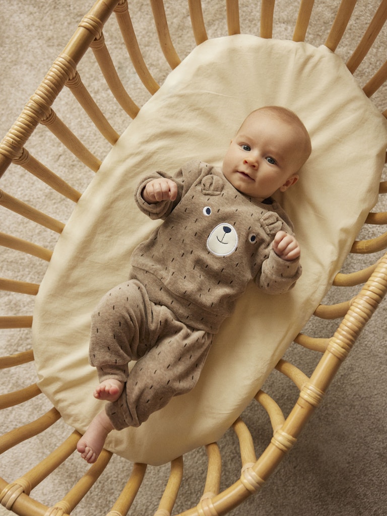 Name It Sweatpants Nalwin Velour Weathered Teak - Billede 4