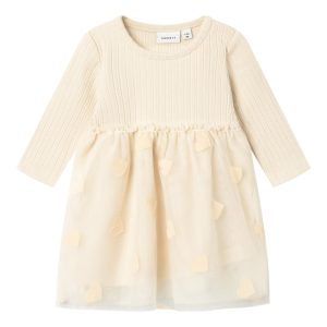 Name It Kjole LS Baby Najas Summer Sand