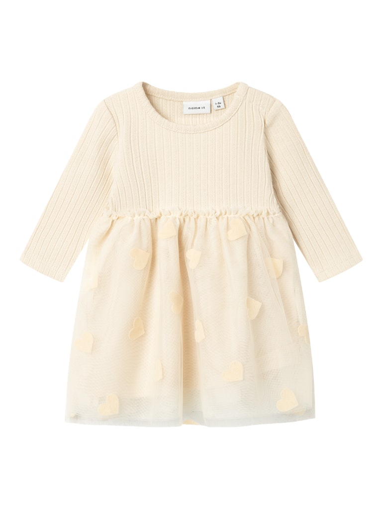 Name It Kjole LS Baby Najas Summer Sand