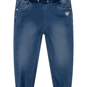 Name It Jeans Bella Round Fleece Dark Blue Denim