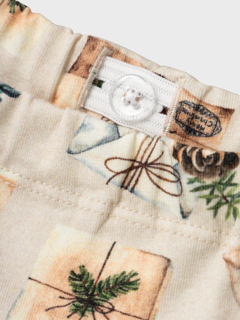 Name It Nattøj LS Nightset Roccos Christmas Peyote Melange - Billede 4