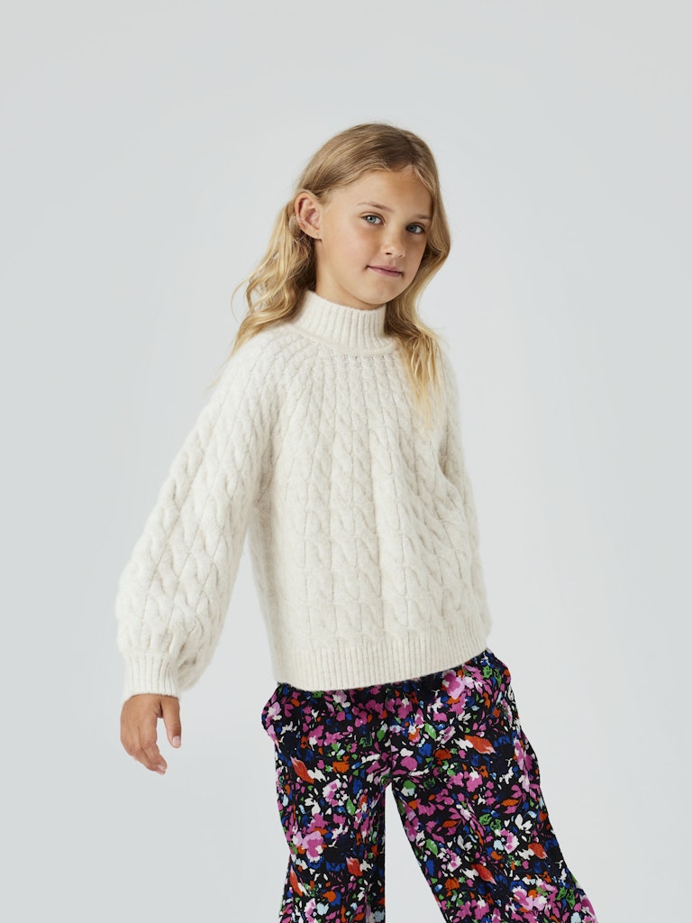 Name It Bluse Strik LS Nadalie Jet Stream - Billede 4