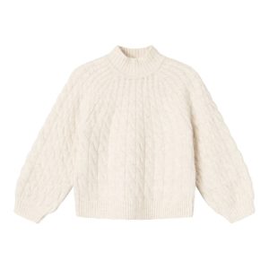 Name It Bluse Strik LS Nadalie Jet Stream