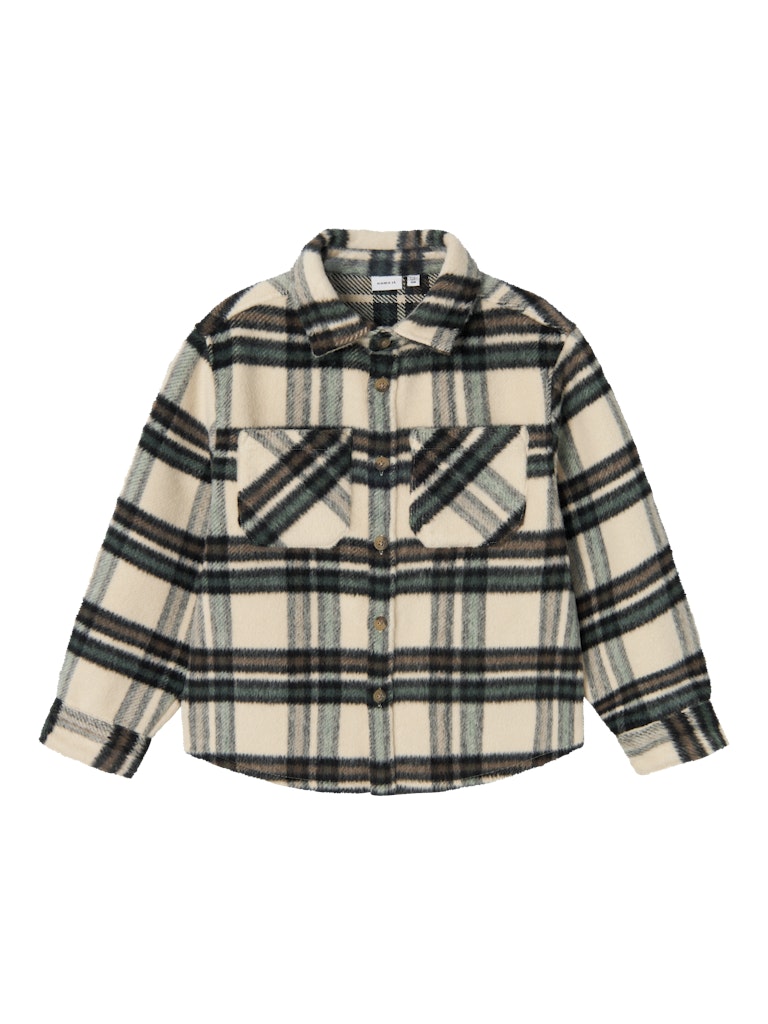 Name It Skjorte Kids LS Remolle Overshirt Summer Sand