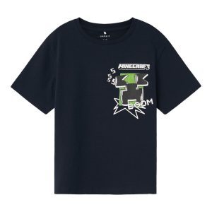 Name It T-shirt SS Kids Odet Minecraft Dark Sapphire