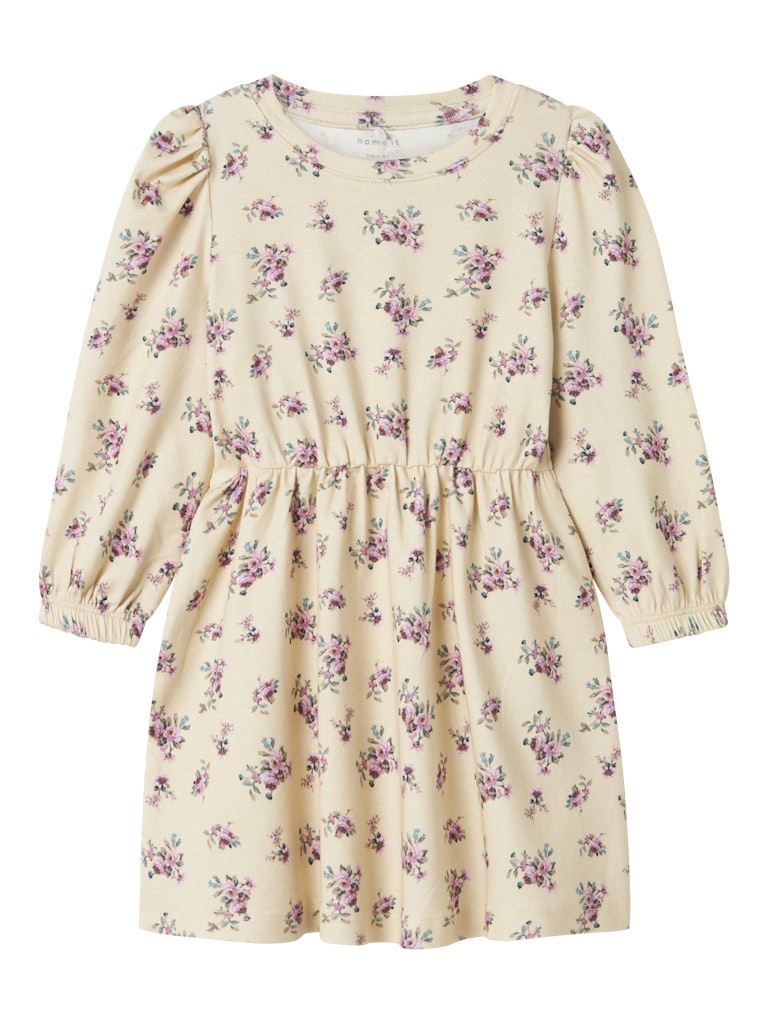 Name It Kjole Mini LS line Summer Sand