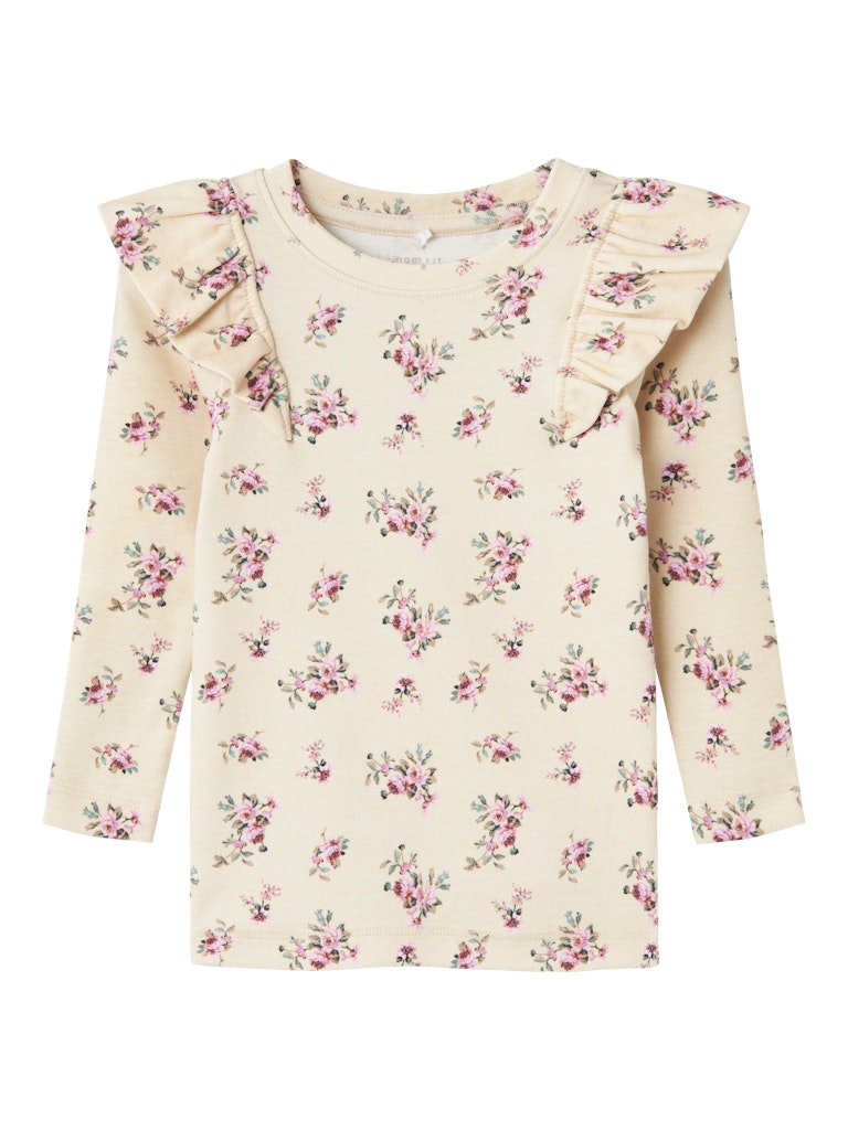 Name It Bluse LS Mini Line Summer Sand