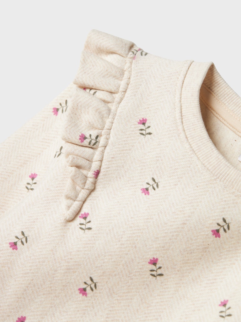 Name It Sweatshirt LS Nulla Peyote Melange - Billede 2