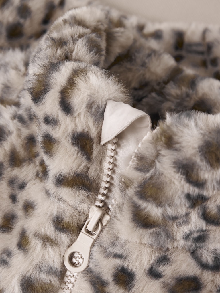 Name It Pelsjakke Mini Mila Faux Fur Oxford Tan - Billede 2
