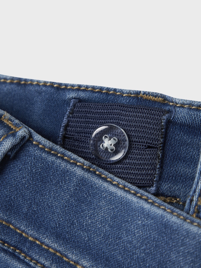 Name It Jeans Kids Ryan Fleece Medium Blue Denim - Billede 2
