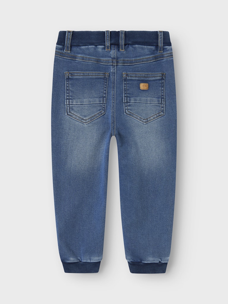 Name It Jeans Mini Ben Baggy Fleece Medium Blue Denim - Billede 2
