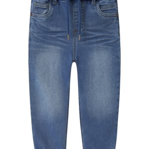 Name It Jeans Mini Ben Baggy Fleece Medium Blue Denim