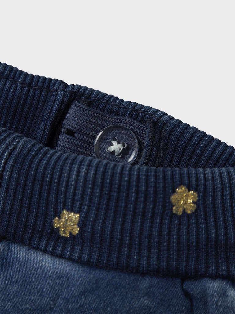 Name It Jeans Baby Rose Fleece Medium Blue Denim - Billede 3