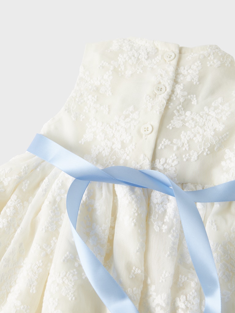 Name It Dåbskjole Baby Nitush Spencer Cloud Dancer - Billede 3