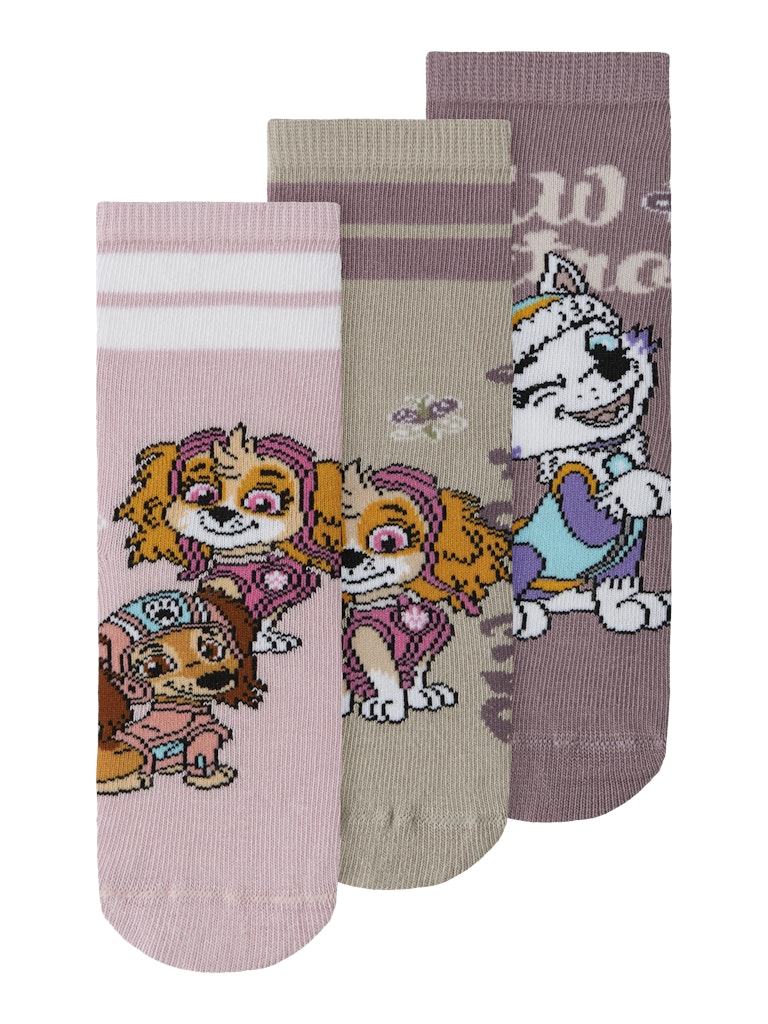 Name It Sokker Mini 3-pak Sassa Paw Patrol Island Fossil