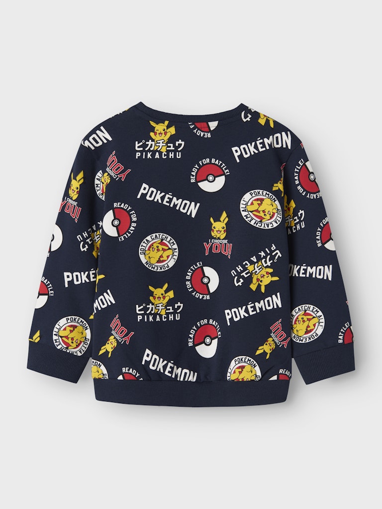 Name It Sweatshirt LS Mini Silo Pokemon Navy Blazer - Billede 3