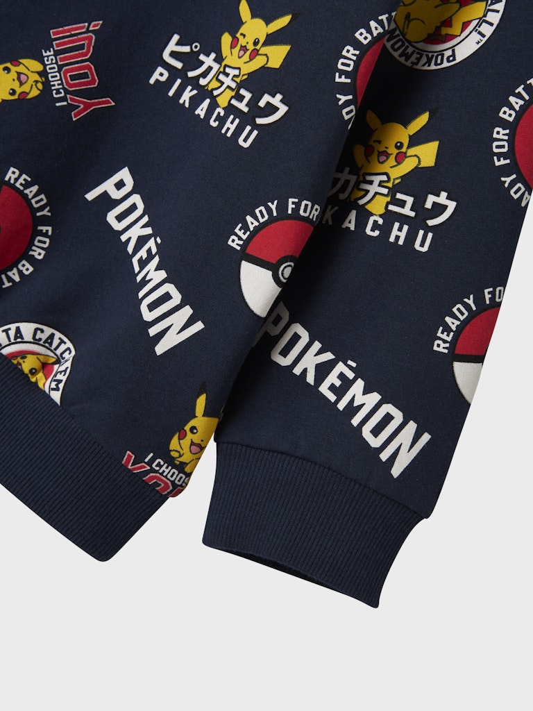 Name It Sweatshirt LS Mini Silo Pokemon Navy Blazer - Billede 2