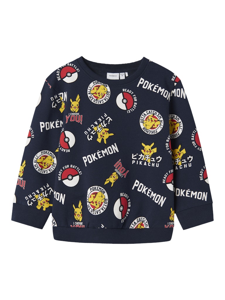 Name It Sweatshirt LS Mini Silo Pokemon Navy Blazer