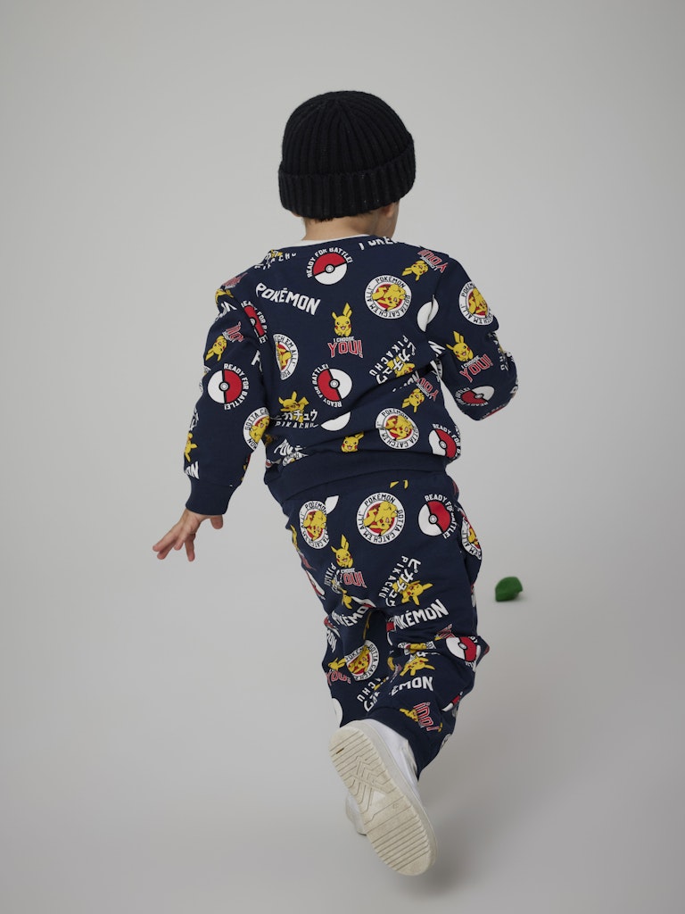 Name It Sweatshirt LS Mini Silo Pokemon Navy Blazer - Billede 5
