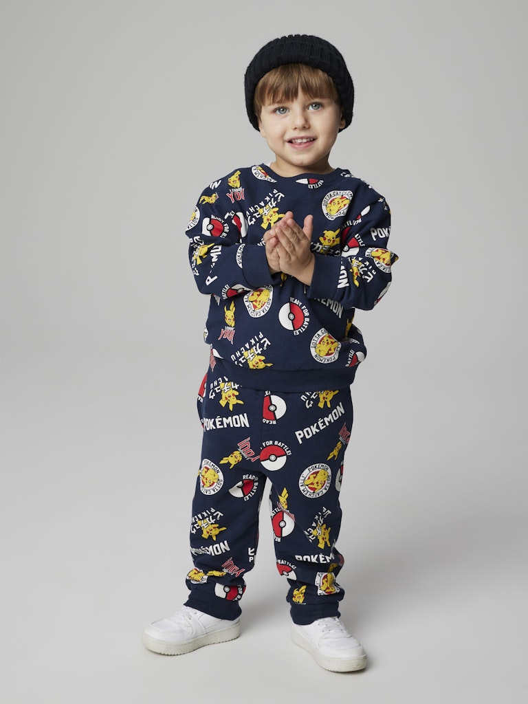 Name It Sweatpants Mini Silo Pokemon Navy Blazer - Billede 4