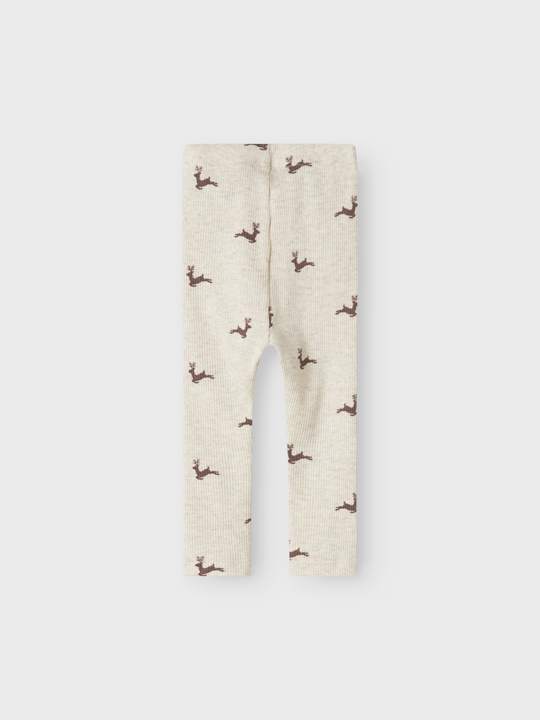 Name It Leggins Baby Roko Christmas Peyote Melange - Billede 2