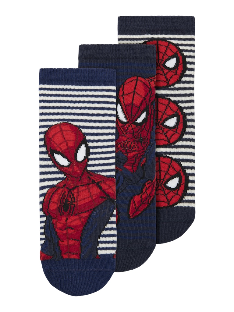Name It Sokker Mini 3-pak Adus Spiderman Navy Blazer