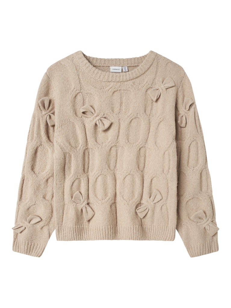 Name It Strik Bluse Kids LS Olivia Peyote