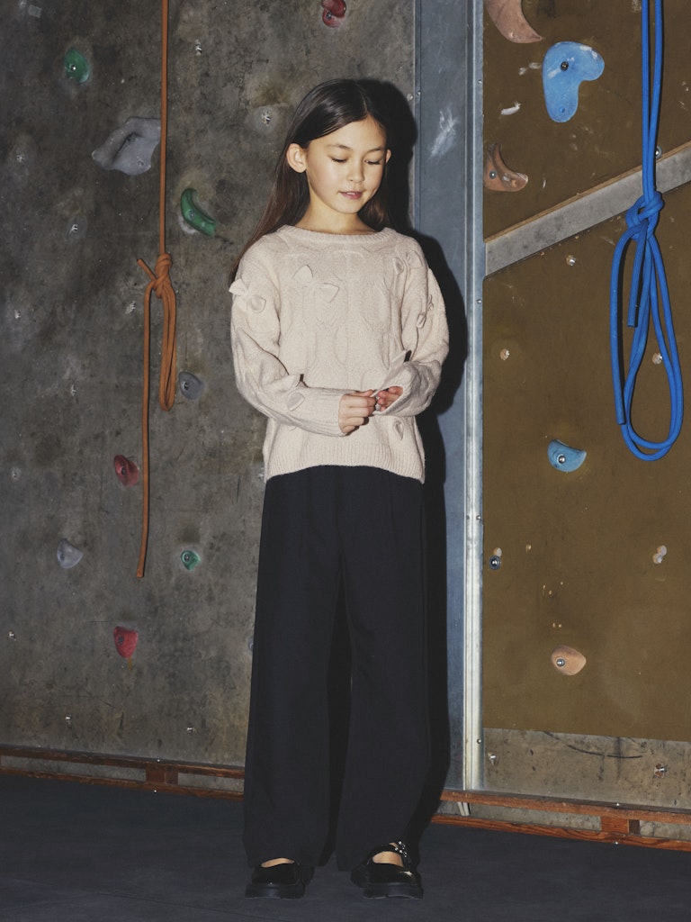 Name It Strik Bluse Kids LS Olivia Peyote - Billede 5