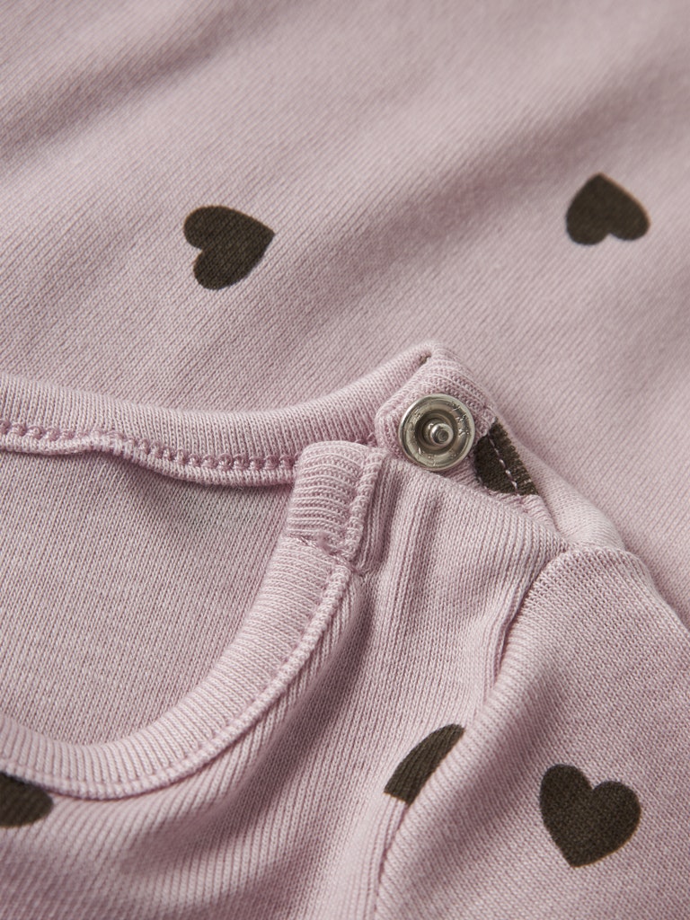 Name It Body LS Heart Burnished Lilac - Billede 3