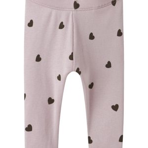 Name It Leggins Baby Heart Burnished Lilac