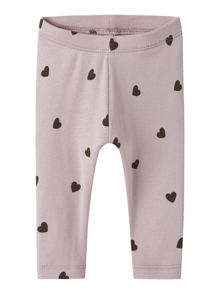 Name It Leggins Baby Heart Burnished Lilac