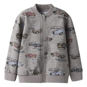 Name It Cardigan Mini LS Reiner Sweat Grey Melange