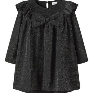 Name It Kjole Mini LS Roisin Black