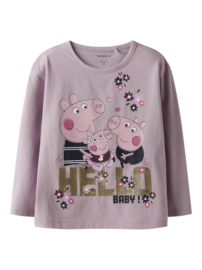 Name It Bluse Mini LS Ora Gurli Gris Keepsake Lilac