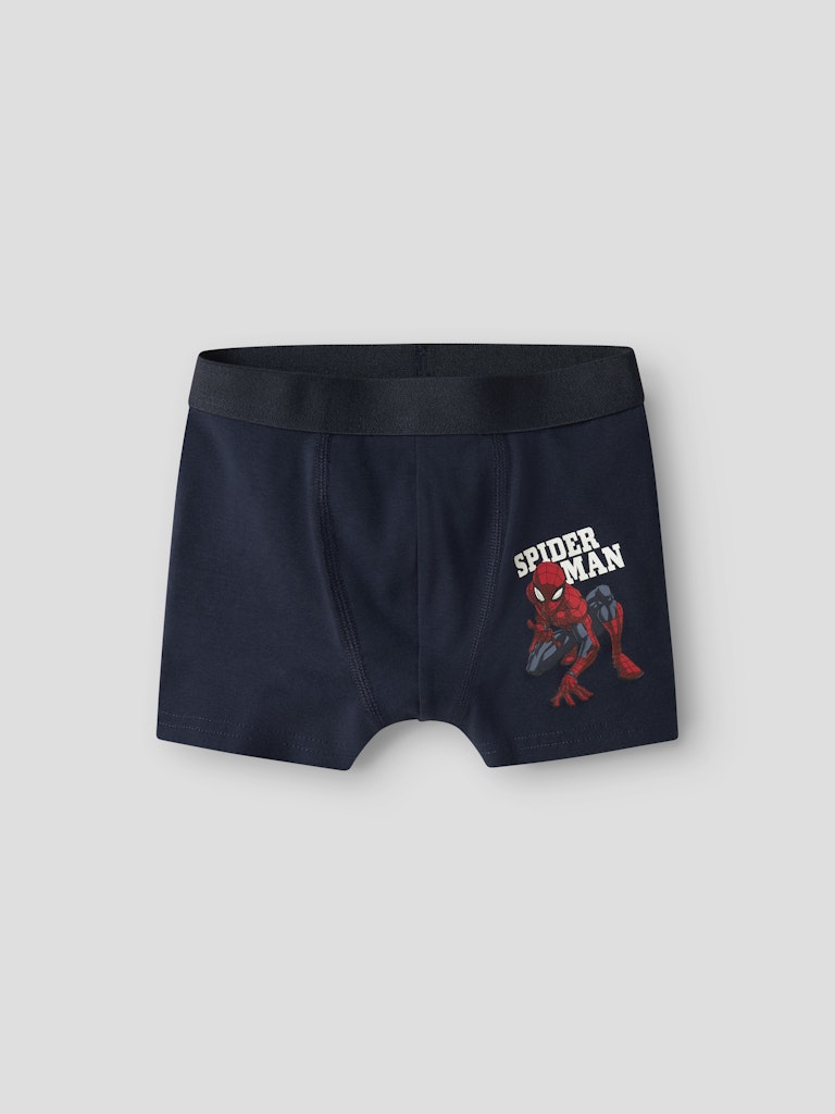 Name It Boxershorts Mini 2-pak Ovile Spiderman Navy Blazer - Billede 2