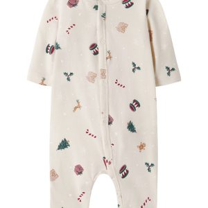 Name It Natdragt Baby LS Vismas Whitecap Gray
