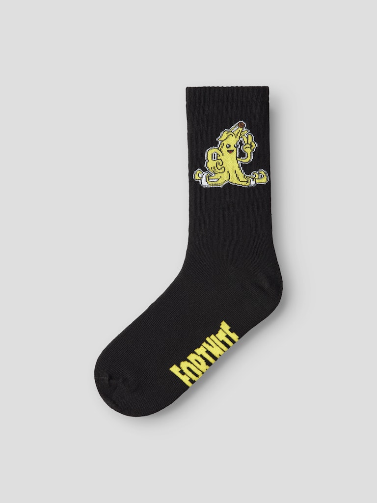 Name It Tennissokker Kids 3-pak Seppe Fortnite Black - Billede 2