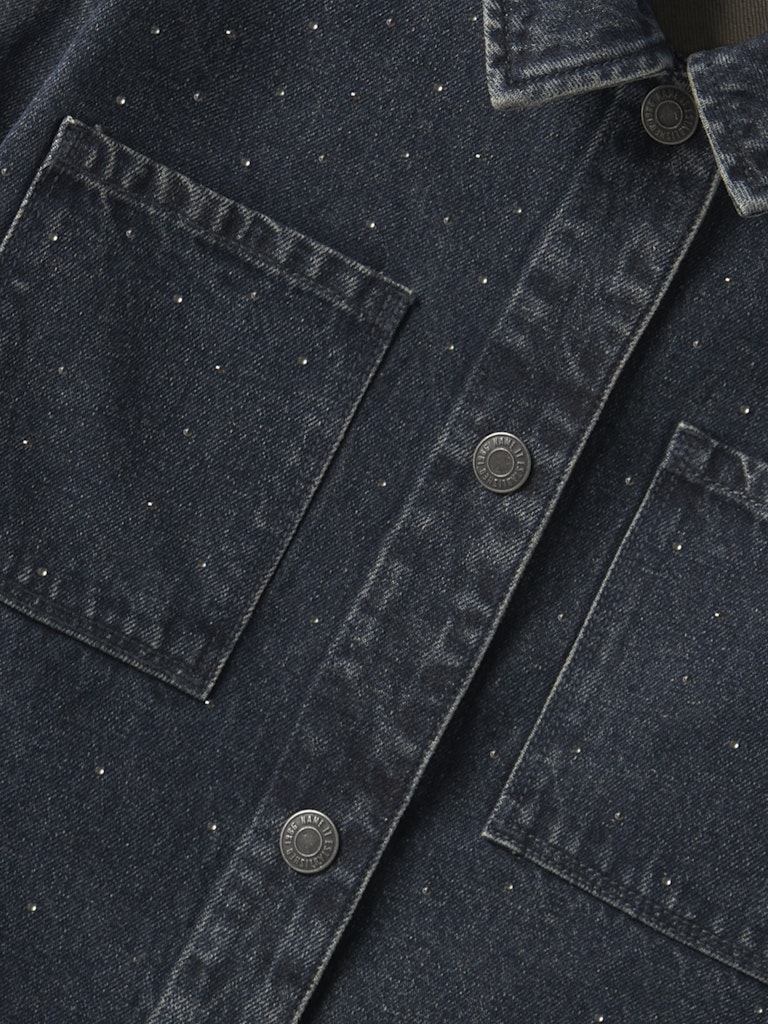 Name It Jakke Kids Hea Rhine Denim Dark Midnight Denim - Billede 3