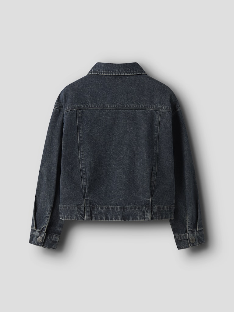 Name It Jakke Kids Hea Rhine Denim Dark Midnight Denim - Billede 2