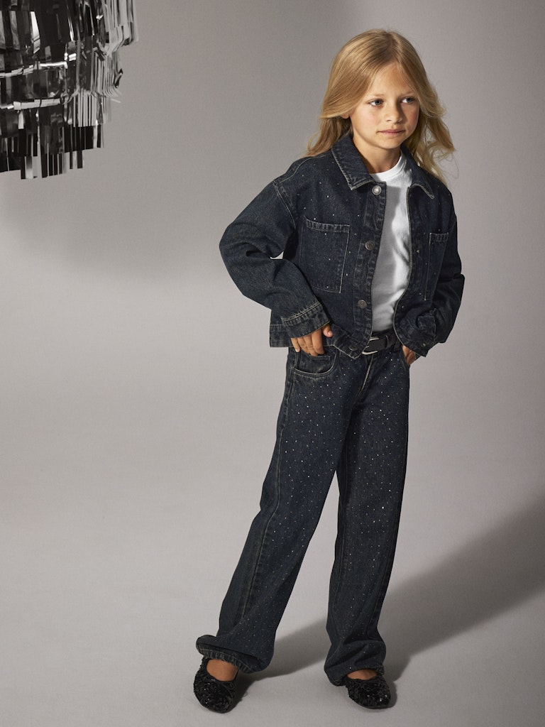 Name It Jakke Kids Hea Rhine Denim Dark Midnight Denim - Billede 5