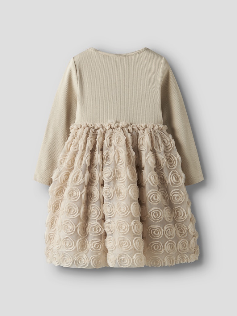 Name It Kjole Mini LS Sykia Tulle Cement - Billede 2