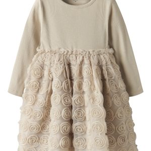 Name It Kjole Mini LS Sykia Tulle Cement