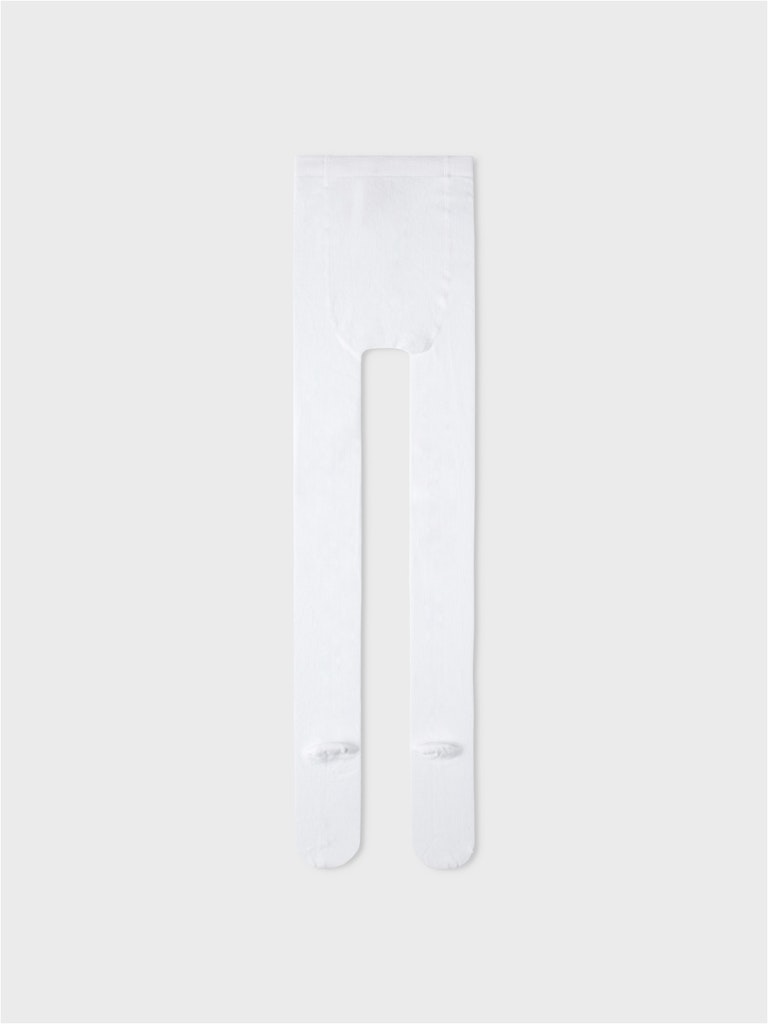 Name It Strømpebukser 2-pak Solid Bright White - Billede 3